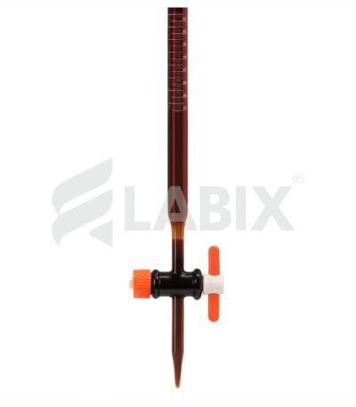 amber colour lab burette