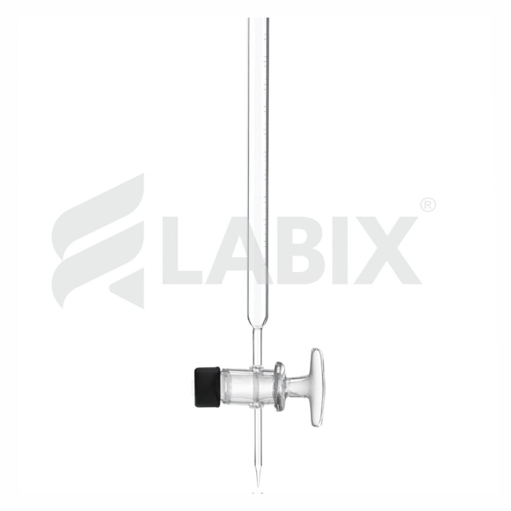 Burettes with Straight Bore Glass Key Stopcock
