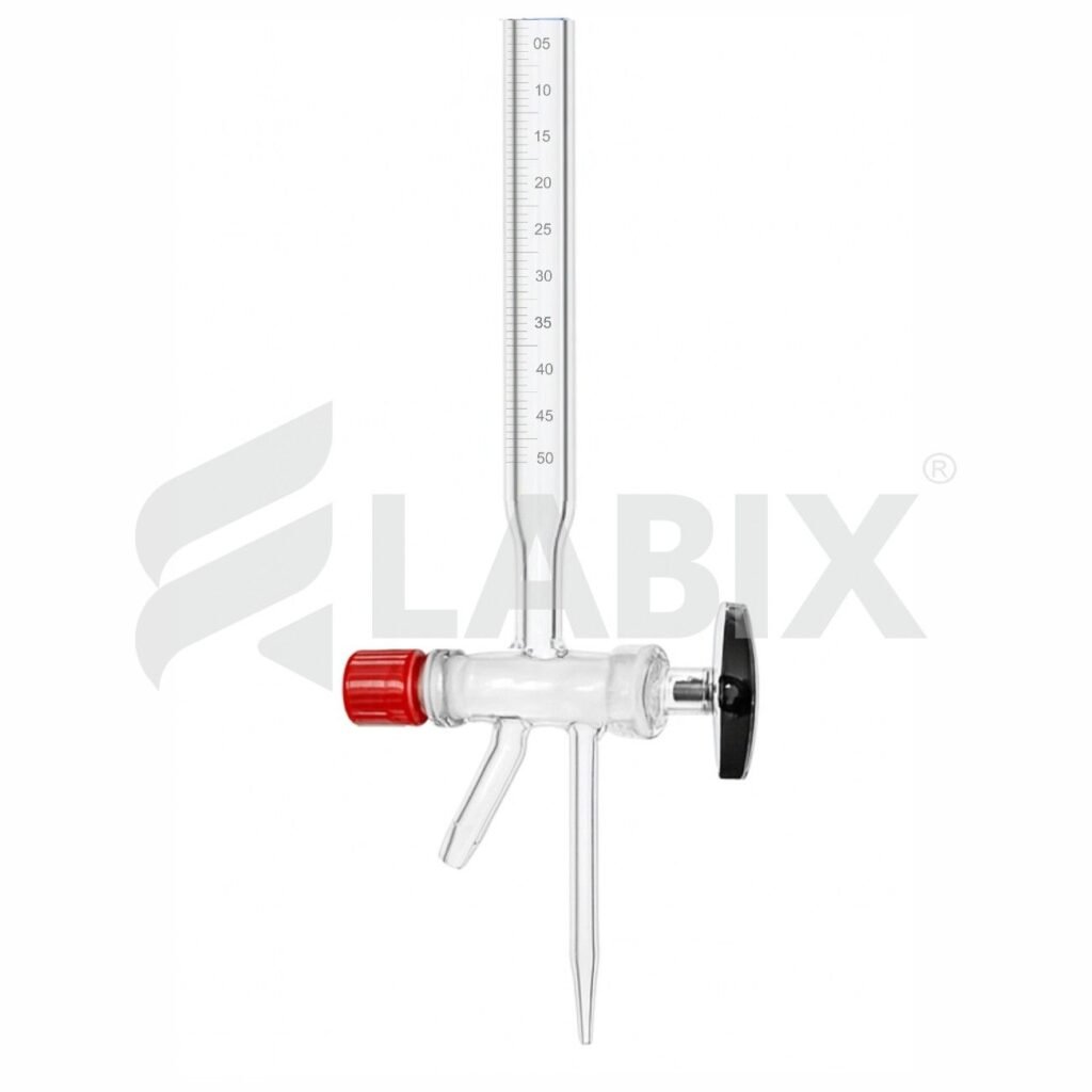 Burettes Double Oblique Bore PTFE Key Stopcock (3-way)