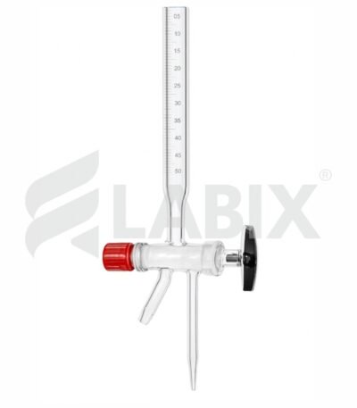 Burettes Double Oblique Bore PTFE Key Stopcock (3-way)