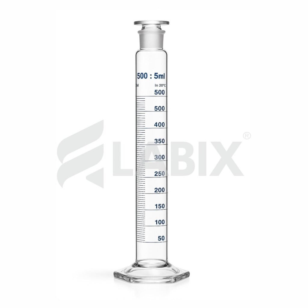 Lab Measuring Cylinder with Stopper
