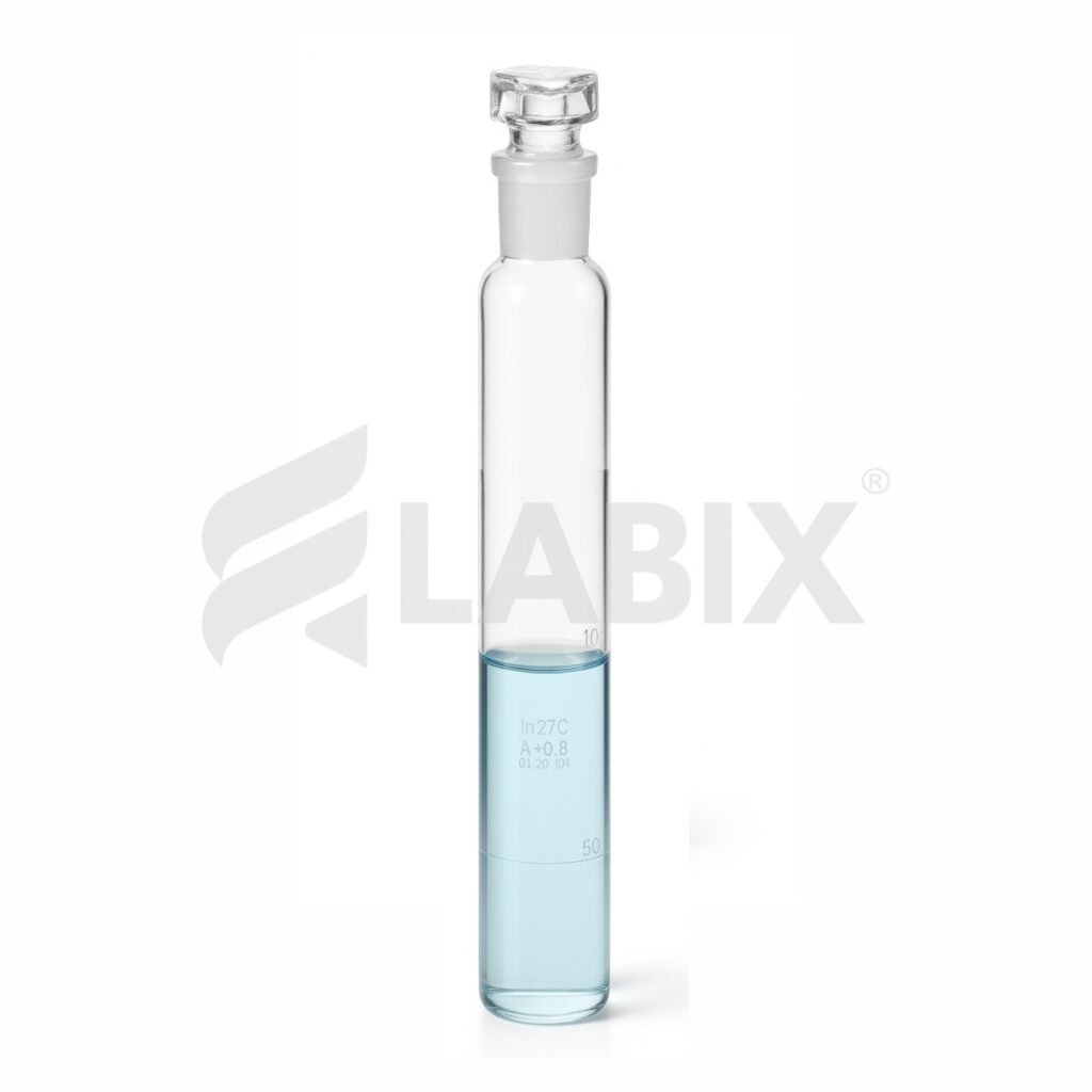 Nessler Cylinder with Removable Stopper for Colour Tests