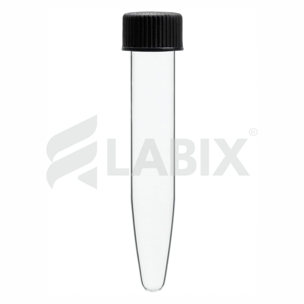 Plain Laboratory Tube with Secure Screw Cap