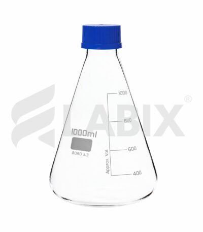 Conical Flask with Teflon Liner Screw Cap