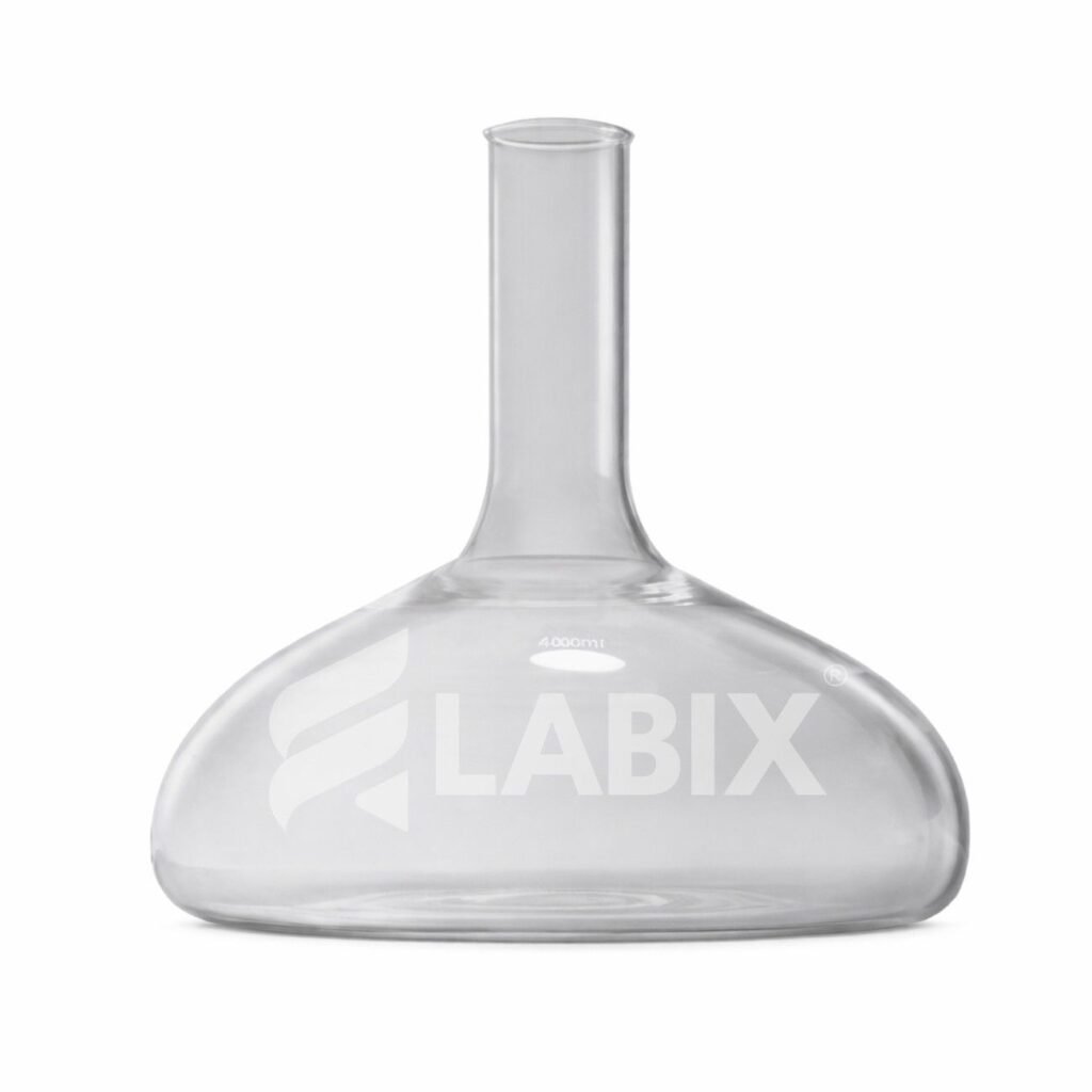 Haffkine culture flask for microbiological and laboratory culture applications