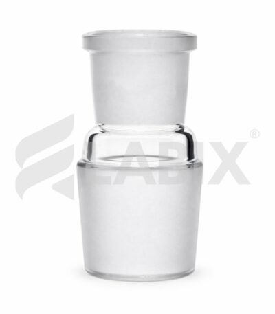 Glass reduction adapter for connecting different sized laboratory glass joints