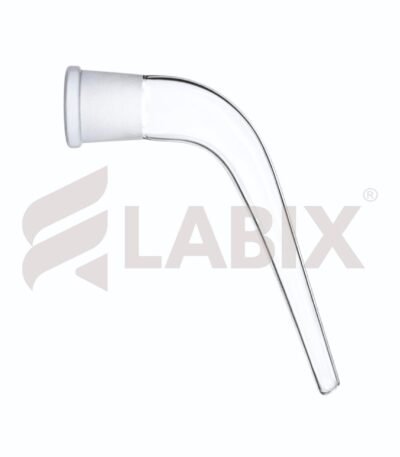 Plain bend receiver adapter short and long for laboratory glassware setups