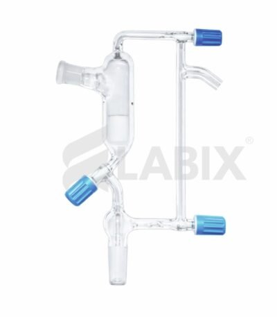 Perkin intermediate receiver for laboratory distillation and condensate transfer