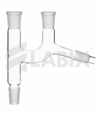 Claisen head double neck glassware for laboratory distillation setups