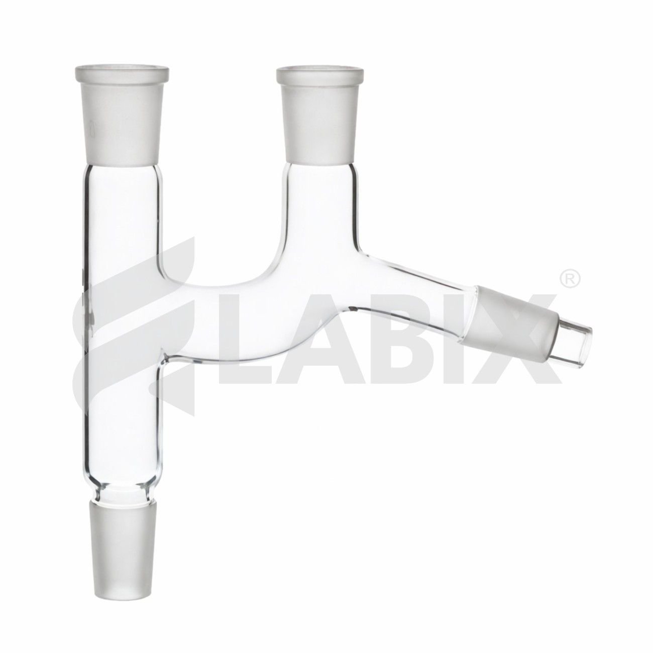 1241 Claisen head double neck glassware for laboratory distillation setups