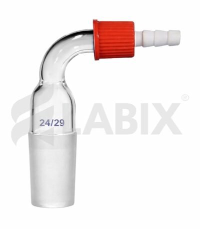 right angle tubing adapter laboratory