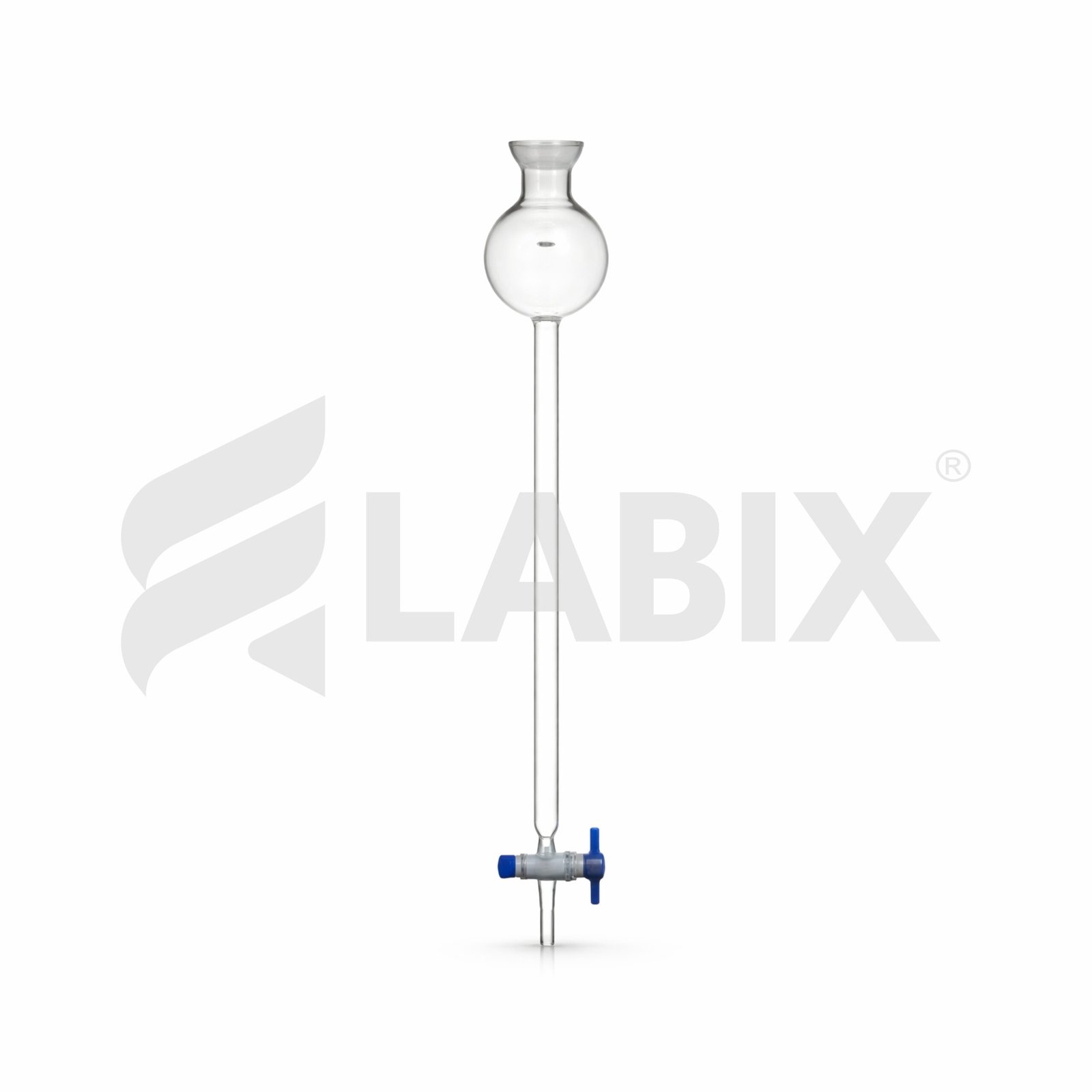 1429D Chromatography Columns with Reservoir with integral Sintered Disc with Glass key stopcock - Image 1