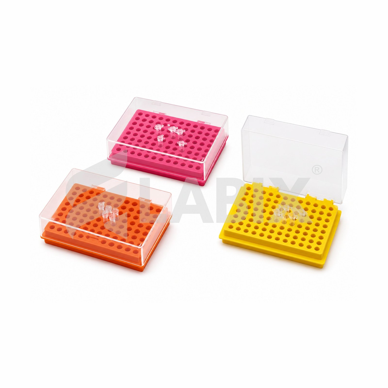 2265 PCR Tube Rack with Hinged – Autoclavable